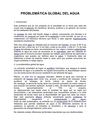 PROBLEMATICA GLOBAL DEL AGUA