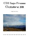 CDI info presse Octobre 2011 profs