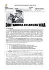DICTADURA EN ARGENTINA