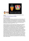Valencia CF vs Bayer Leverkusen 1.11.2011 Champions League SelMcKenzie Selzer-McKenzie