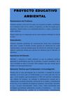 Proyecto Educativo Ambiental