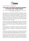 Increased Consultative Marketing Needed to Connect with ‘Digital Natives’