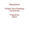 Mesopotamia: A digital text of readings and activities