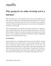 Why paying for an online invoicing tool is a bad idea?