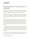 Reduce Operating Costs of Your Online Business 