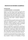 Contenido del Documento de Reforma Curricular