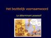 Bezittelijk voornaamwoord