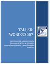 Manual Taller Word® 2007
