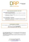 TROIS NOUVEAUX BUDGETS POUR DRP