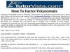 how to factor polynomials