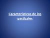 ¿Cómo son los pastizales?