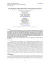2.[8-12]Developing Teaching Material for E-learning Environment
