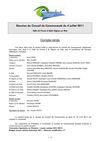 Conseil Communautaire du 4 Juillet 2011