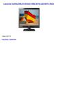 Televisions - Toshiba 24SL410 24-Inch 1080p 60 Hz LED HDTV, Black