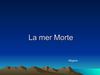 La mer morte