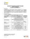 Segundo Encuentro de Investigación