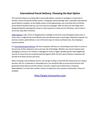 International Parcel Delivery: Choosing the Best Option 