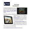 iPad Game Development, iPad Game Developer, Hire iPad Game Developer, iPad Game