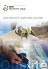 Aide mémoire qualité granulats