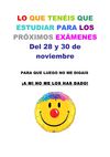 LO QUE TENÉIS QUE ESTUDIAR - 3 y 4