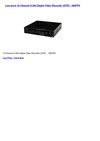 Televisions & Video - 16 Channel H.264 Digital Video Recorder (DVR) - 480FPS