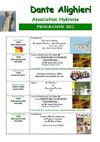 Programme Dante 1er semestre 2012