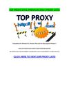 TOP PROXY SITES [PREMIUM DAILY PROXY LISTS]