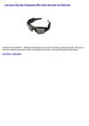 Televisions & Video - iSee Spy Sunglasses Mini Video Recorder for Dads Day