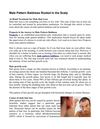 Male pattern baldness rooted in the scalp