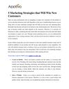 5 Marketing Strategies that Will Win New Customers