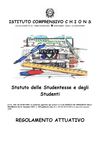 Regolamento attuativo dello Statuto delle studentesse e degli studenti