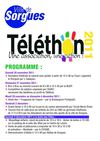 Programme Téléthon officiel Sorgues 2011