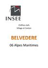 Belvédère par les chiffres - Données de l'INSEE - 06450 Alpes Maritimes