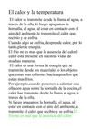 el frio y el calor. Irupe lopez