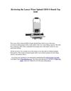 Reviewing the Lassco Wizer Spinnit EBM-S Bench Top Drill