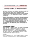 Monetizing Your Blog - 10 Ad sense Alternatives