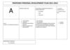 Proposed PDP Chuks 2011-2012