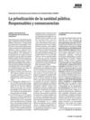 LA PRIVATIZACIÓN DE LA SALUD PÚBLICA