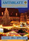 Amtsblatt der Stadt Quedlinburg mit den Ortschaften Bad Suderode, Gernrode und Rieder Ausgabe 11/2011 26. November 2011