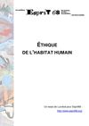 Éthique de l'habitat humain
