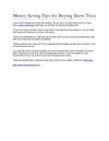 Money Saving Tips for Buying Snow Tires 