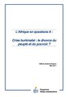 Crise burkinabé: le divorce du peuple et du pouvoir?