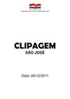 Clipagem São José 06/12/2011