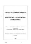 Escala de Comportamento Adaptativo Residêncial - Comunitário