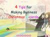 4 Tips for Making Business Christmas E-cards