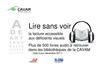 Lire sans voir, la lecture accessible aux déficients visuels :plus de 500 livres audio à retrouver dans les...