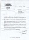 Courrier du maire de Nanterre, Monsieur Patrick Jarry 