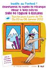 Affiche championnat du monde de pétanque indoor à 1640 m d'altitude