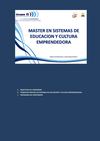 Folleto Master en sistemas de Educación y Cultura Emprendedora