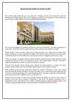 Rental demand should rise further in 2012